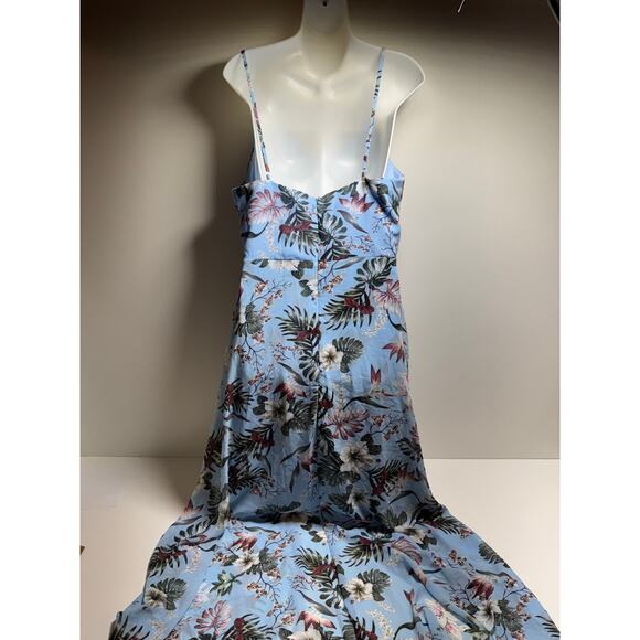 Women’s Beach Coastal Tropical Maxi Sun Dress Sz XL High Low Cruise Vacation - Picture 9 of 10